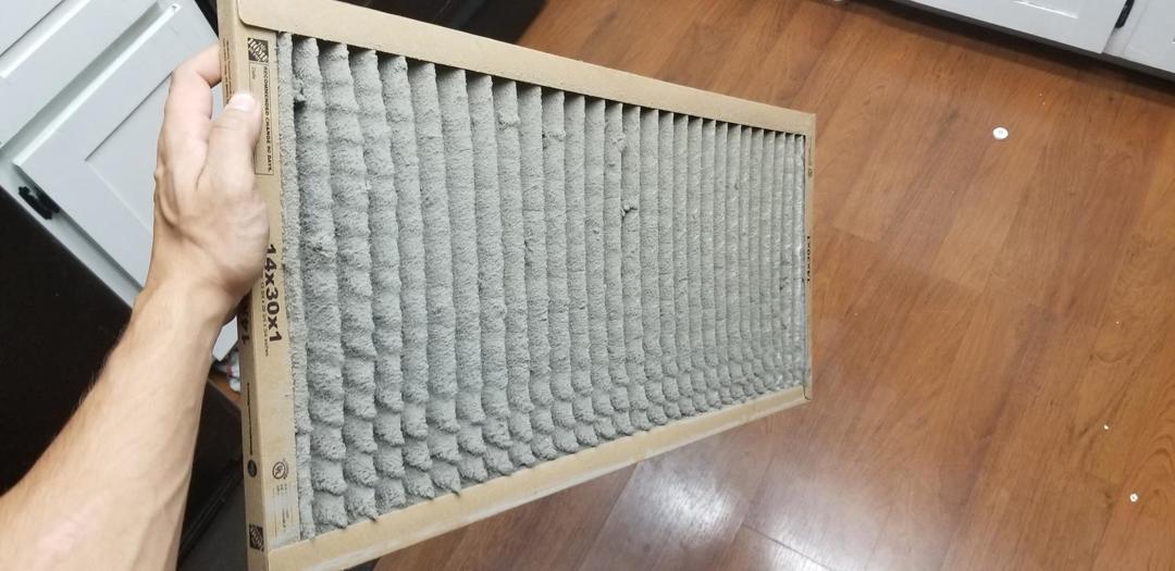 A dirty air filter