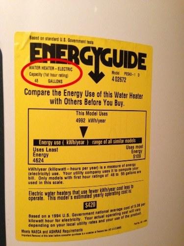Water Heater Energy Guidelines